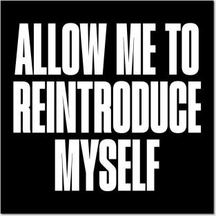 Allow me to reintroduce myself Posters and Art